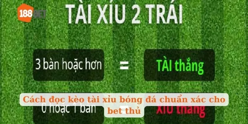 Cách đọc kèo tài xỉu bóng đá chuẩn xác cho bet thủ